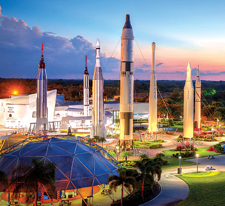 The rocket garden at KSC